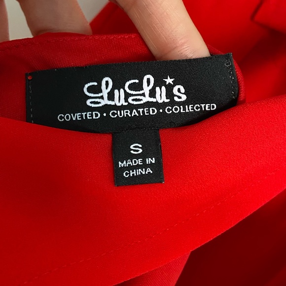 Lulu’s Breezy Street Red Halter Dress - Picture 6 of 9